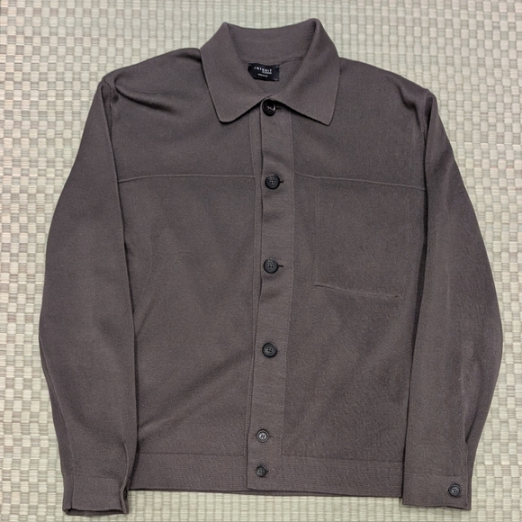 Artknit Studios Organic Cotton Boxy Jacket Green Men's Size Small Made in Italy